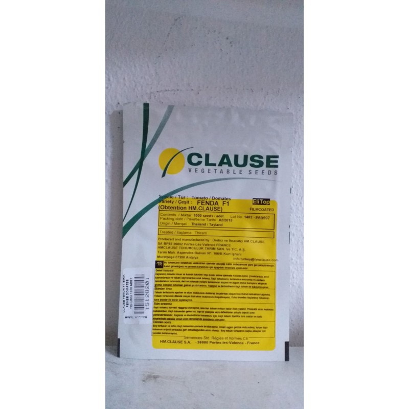 Clause Fenda F1 Sırık Pembe Domates Tohumu 1000 Adet 