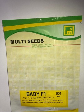Multi Tohum  Baby F1 Hibrit Sera Hıyar Tohumu 500 Adet