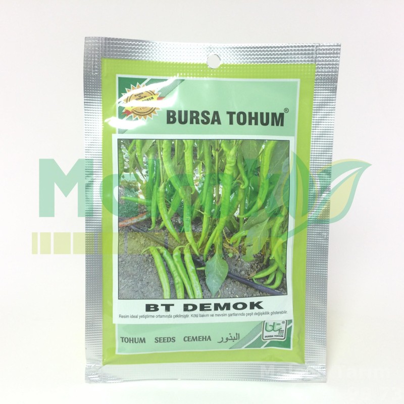 Bursa Bt Demok Sivri Biber Tohumu 25 Gr
