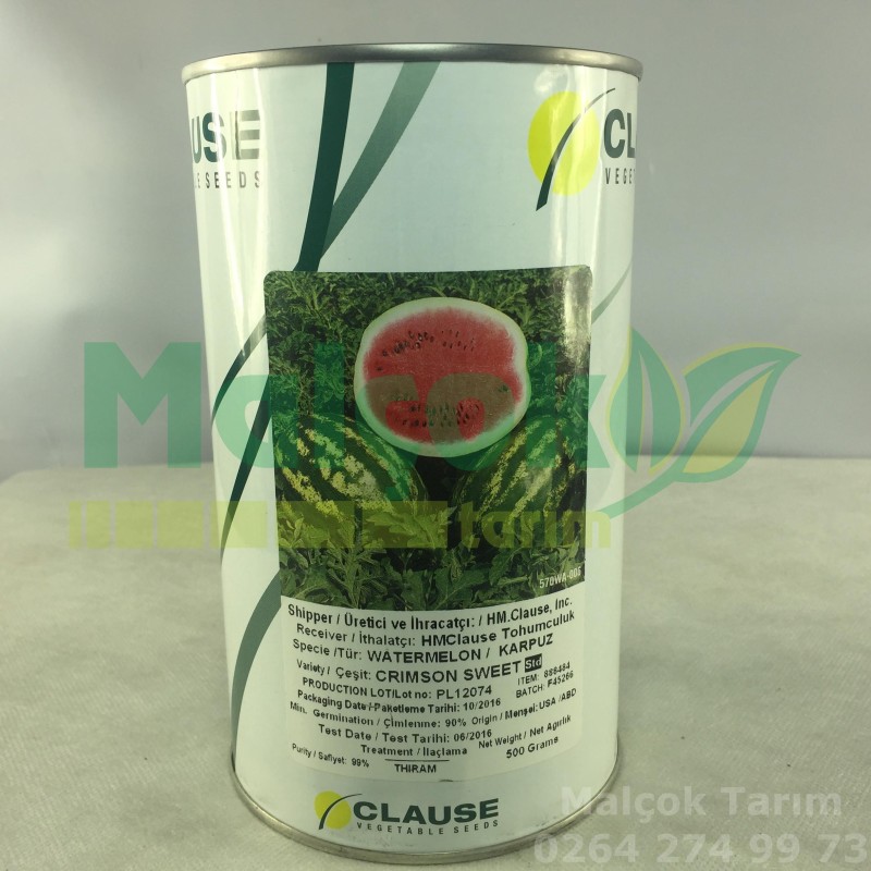 Clause Crimson Sweet Karpuz Tohumu 500 gr