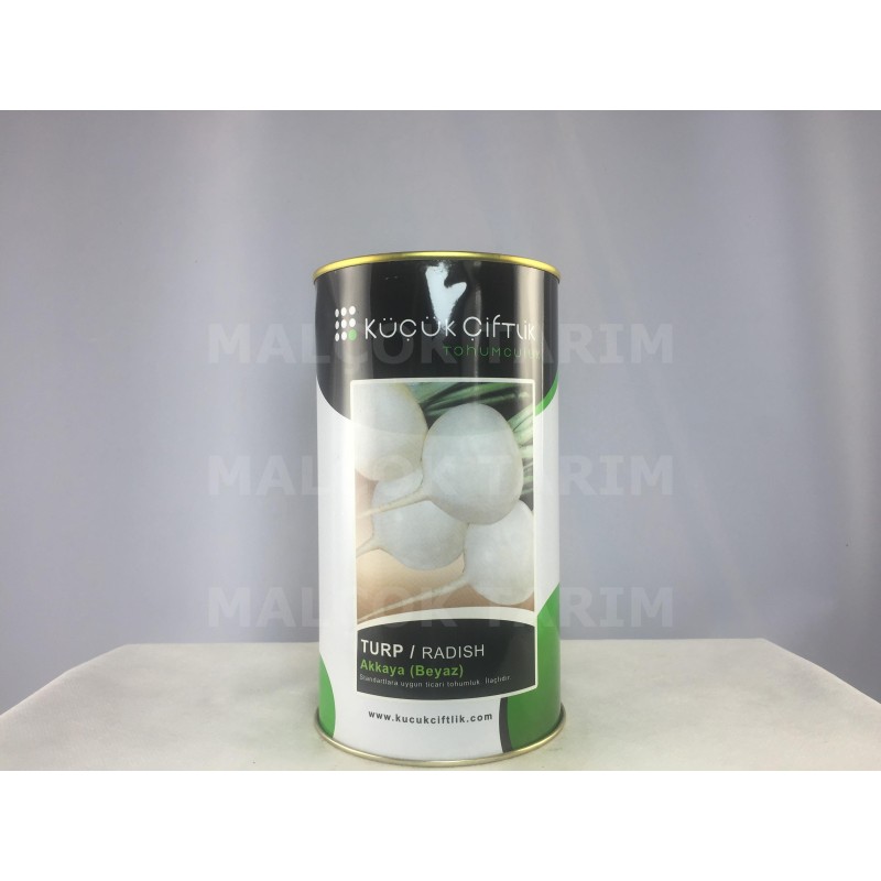 Küçük Çiftlik Akkaya ( Beyaz ) Turp Tohumu 500 Gr
