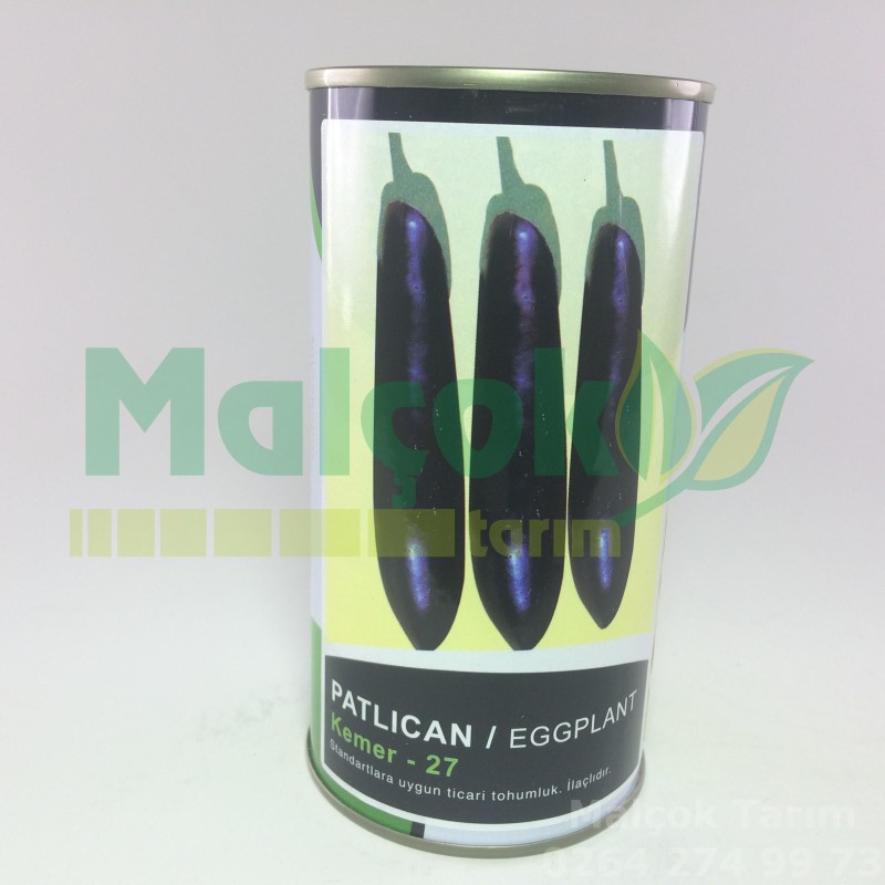 Küçük Çiftlik Kemer Uzun Patlıcan Tohumu 100 Gr