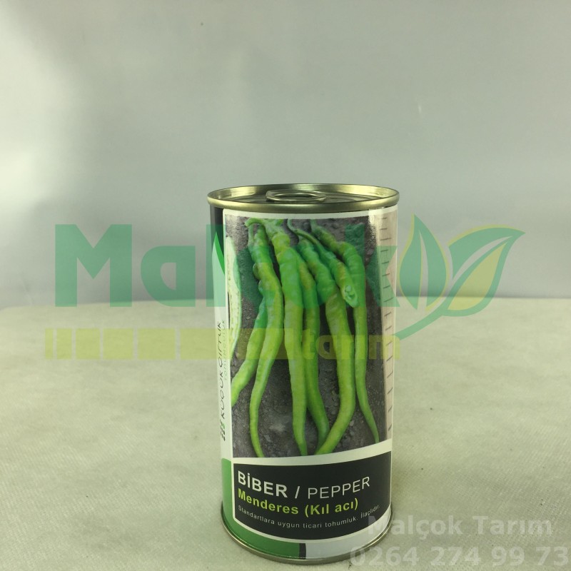 Küçük Çiftlik Menderes Kıl Acı Biber Tohumu 100 Gr