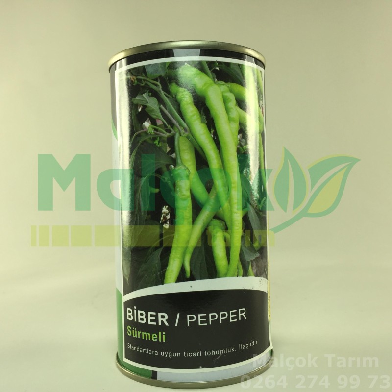 Küçük Çiftlik Sürmeli Kıl Tatlı Biber Tohumu 100 Gr