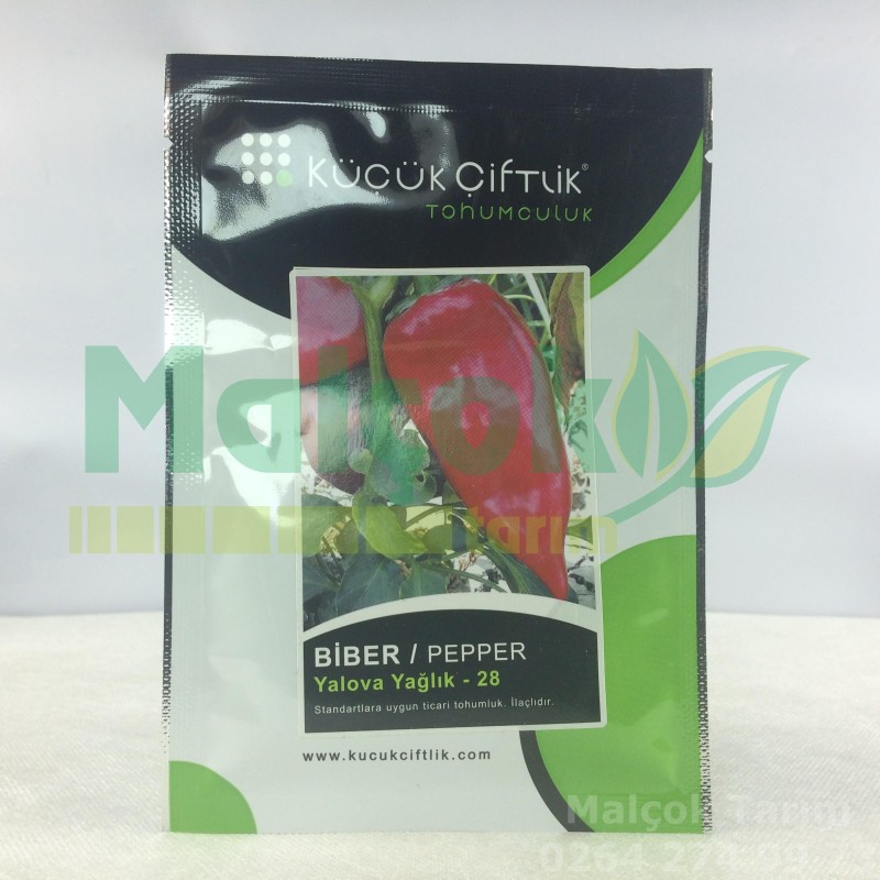 Küçük Çiftlik Yalova Yağlık 28 Biber Tohumu 10 Gram